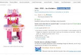 Jouets: cuisine barbie à 11 euros (pour jouer à la dinette)