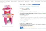 Jouets: cuisine barbie à 11 euros (pour jouer à la dinette)