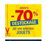 Destockage Jouets jusqu’à 70 pourcent chez auchan.fr