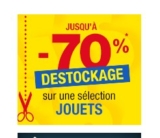 Destockage Jouets jusqu&rsquo;à 70 pourcent chez auchan.fr