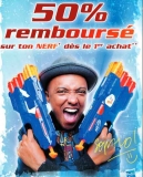 MEGA AFFAIRE JOUETS NERF : 75% d’économies en cumulant deux offres