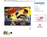Super affaire jouet nerf : kit 2 joueurs dart tag à 9.9 euros au lieu de 30 euros partout ailleurs