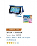 Bon plan jouet vtech avec jusqu’à 50% de réduction