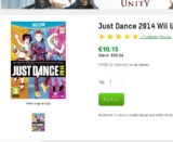 bon plan jeux videos:  Just Dance 2014 pour wii u à 10 euros port inclus