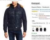 Doudoune Kaporal Notus à moins de 30 euros