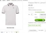 Polo Kappa à 7.69 euros port inclu