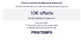 Kiabi : 10 euros de réduction pour 40 d&rsquo;achats du 21 au 23 avril