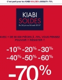 Soldes chez kiabi … jusqu’à 70 pourcent de réduction …