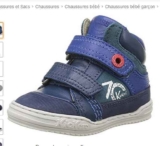 Soldes : Chaussures bébé Kickers Jinjinu à 22.5€