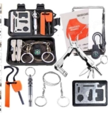 Moins de 8€ le kit de survie  ( scie , outils multifonctions …)