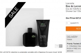 Super affaire: Coffret parfum Lacoste L12.12 noir 100ml à 27€ !