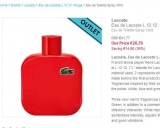 Bonne affaire eau de toilette lacoste 12.12 rouge pour hommes à 26.79€ port inclus ( 50€ ailleurs)