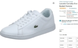 Sneakers Lacoste Carnaby Evo Cuir Femmes avec 50% de réduction : 52.5€