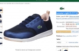 Chaussures LACOSTE LIGHT  pour femmes à 44.5€