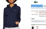 Bonnes affaires Vetements – Accessoires Lacoste dans les soldes amazon