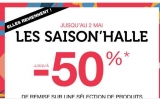 Mode: 50 pourcent de réduction sur des articles chez la Halle