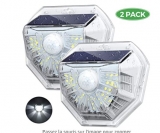 Pas cher à 12.5€ le lot de deux lampes solaires d&rsquo;exterieur