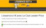 Club Leader Price : un bon de réduction sur présentation d&rsquo;un ticket carburant