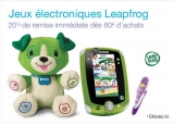 20% de remise sur les jouets Leapfrog : tablette leappad 2 à 65 euros ..