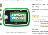Bonne affaire console enfant leappad 3X à 50 euros (entre 75 – 80 ailleurs) et un jeu remboursé
