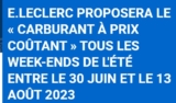 Leclerc : Carburants à prix coutants l&rsquo;été les week end du 30 juin au 13 aout