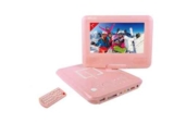 30€ le lecteur de dvd portable TAKARA  VR132P de couleur rose