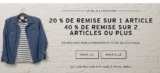 Levi&rsquo;s : 40 pourcent de remise pour l&rsquo;achat de deux articles sur une sélection …