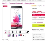 Bon plan smartphone : le LG G3 à 295 euros port inclus