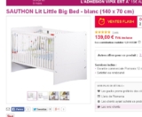 Bon plan bébé : lit evolutif sauthon à 139 euros livraison incluse