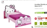 Bon plan lit Hello Kitty à 109 euros port inclus