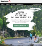 Reebok : livraison gratuite sans minimum