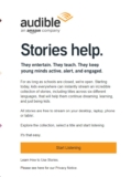 Gratuits : des livres Audio pour enfants et ados avec Audible (dont Harry Potter ..)