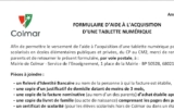Local  Colmar : une tablette tactile remboursée pour les enfants en primaire
