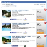 Locations à la mer en mobil home à 150 ou 185 euros en avril mai juin septembre 2013