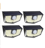 Lot de 4 lampes murales solaires avec 50% de réduction : 20€