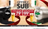 Bon plan machines à bieres : 79 ou 99€ la machine THE SUB apres remboursement