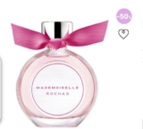 Bon plan eau de toilette Mademoiselle Rochas avec 50% de réduction chez Marionnaud (57€ en 90ml)