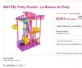 10 euros port inclu la maison polly pocket avec un personnage