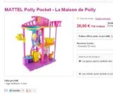10 euros port inclu la maison polly pocket avec un personnage