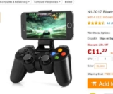 Manette de jeux Bluetooth pas chère à 11€