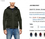 Manteau hommes Jack And Jones à 17.99€