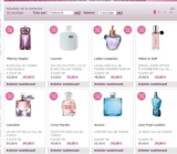 Parfums à 29 euros sur le site marionnaud
