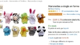 Mini prix: 10 marionnettes de doigts à 0.78 euros port inclus