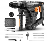 Promo Marteau Perforateur 1500W, 7J, 4350BPM, 900RPM à 62.99€