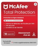 Licence Antivirus Mc McAfee  Total Protection 10 postes pas chère : 7.31€