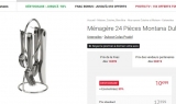 Bon prix menagere 24 pieces à 11 euros livraison incluse