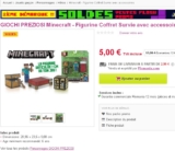 Jouets minecraft pas chers dans les soldes pixmania