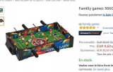 Moins de 9€ le mini babyfoot de table ( family games 36608)