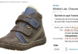 Soldes : chaussures minibel Luis pour bebe en cuir entre 21 -24€
