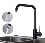 28.99€ le mitigeur évier cuisine HomeLody de couleur noire
